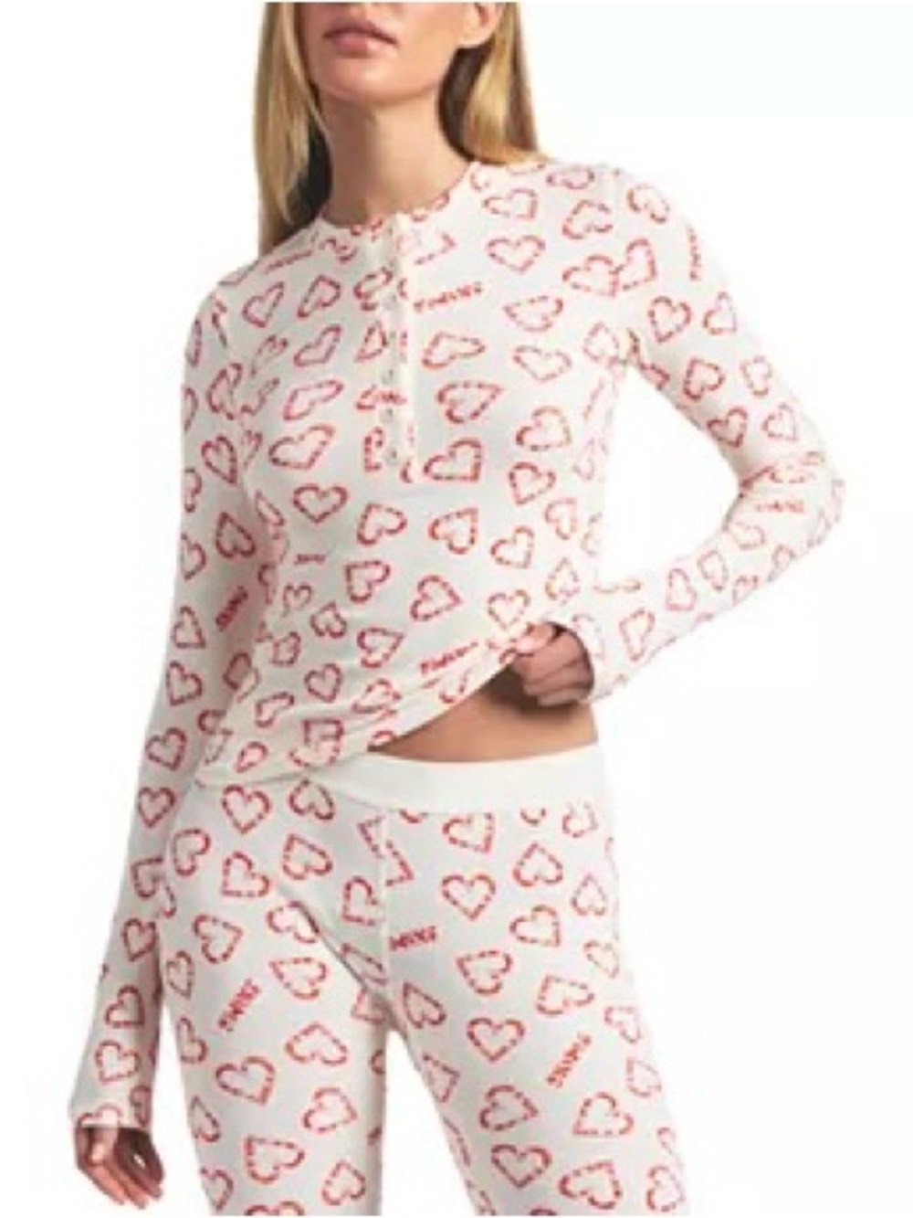 Skim Marble Candy Heart Rib Set‎